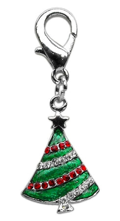 Holiday Lobster Claw Charms - Zipper Pulls Christmas Tree