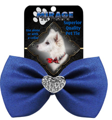 Crystal Heart Widget Pet Bowtie