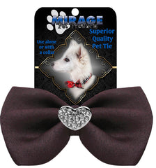 Crystal Heart Widget Pet Bowtie