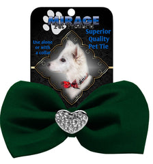 Crystal Heart Widget Pet Bowtie