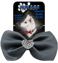 Crystal Heart Widget Pet Bowtie