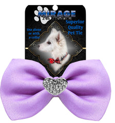 Crystal Heart Widget Pet Bowtie