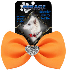 Crystal Heart Widget Pet Bowtie