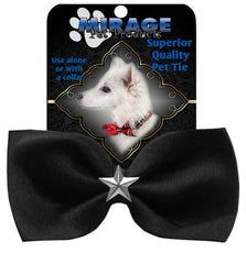 Silver Star Widget Pet Bowtie