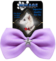 Silver Star Widget Pet Bowtie