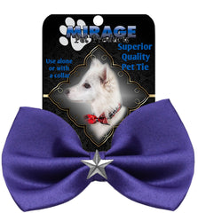 Silver Star Widget Pet Bowtie