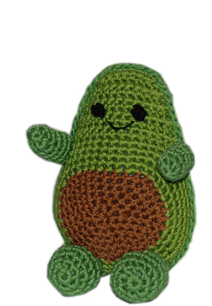 Knit Knacks Avocado Organic Cotton Small Dog Toy