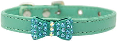 Bow-dacious Crystal Dog Collar Size