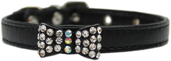 Bow-dacious Crystal Dog Collar Size