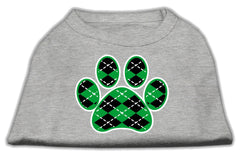 Argyle Paw Green Screen Print Shirt