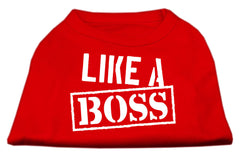 Like A Boss Screen Print Shirt