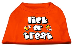 Lick Or Treat Screen Print Shirts