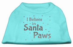 Screenprint Santa Paws Pet Shirt