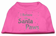 Screenprint Santa Paws Pet Shirt