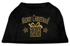 Golden Christmas Present Dog Shirt