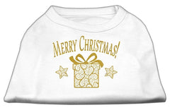 Golden Christmas Present Dog Shirt