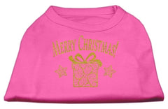 Golden Christmas Present Dog Shirt