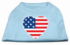 American Flag Heart Screen Print Shirt