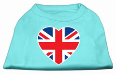 British Flag Heart Screen Print Shirt