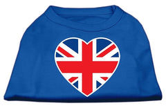 British Flag Heart Screen Print Shirt