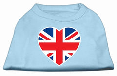 British Flag Heart Screen Print Shirt