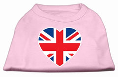 British Flag Heart Screen Print Shirt