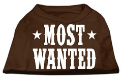 Most Wanted Screen Print Shirt