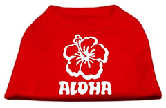 Aloha Flower Screen Print Shirt