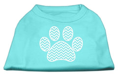 Chevron Paw Screen Print Shirt