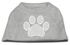 Chevron Paw Screen Print Shirt