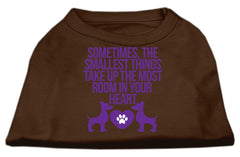 Smallest Things Screen Print Dog Shirt