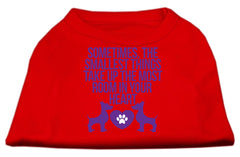 Smallest Things Screen Print Dog Shirt