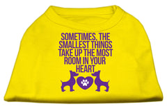 Smallest Things Screen Print Dog Shirt