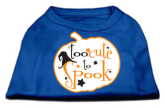 Too Cute To Spook Screen Print Dog Shirt