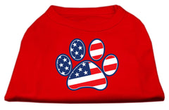 Patriotic Paw Screen Print Shirts