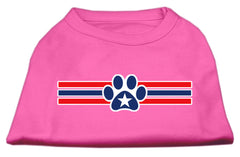 Patriotic Star Paw Screen Print Shirts