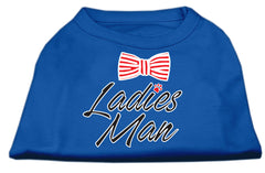 Ladies Man Screen Print Dog Shirt