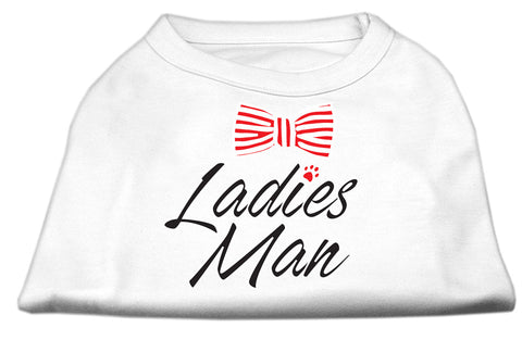 Ladies Man Screen Print Dog Shirt