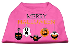 Merry Halloween Screen Print Dog Shirt