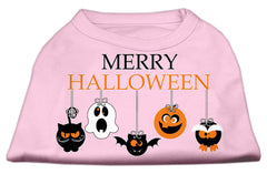 Merry Halloween Screen Print Dog Shirt