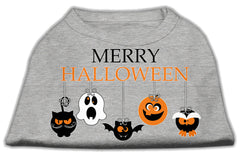 Merry Halloween Screen Print Dog Shirt