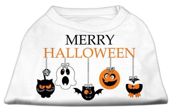 Merry Halloween Screen Print Dog Shirt