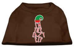 Lazy Elf Screen Print Pet Shirt