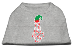 Lazy Elf Screen Print Pet Shirt