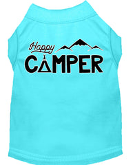 Happy Camper Screen Print Dog Shirt