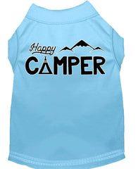 Happy Camper Screen Print Dog Shirt