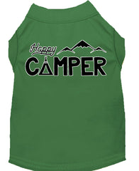 Happy Camper Screen Print Dog Shirt