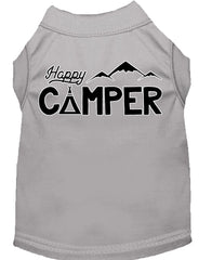 Happy Camper Screen Print Dog Shirt