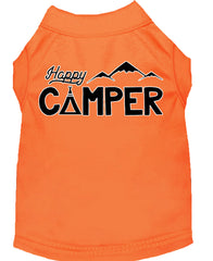 Happy Camper Screen Print Dog Shirt