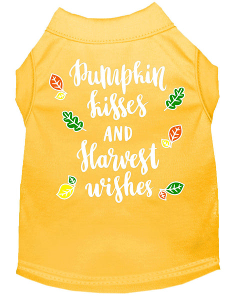 Pumpkin Kisses Screen Print Dog Shirt